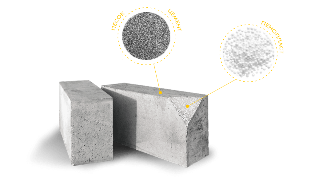 полимерный блок строительный
